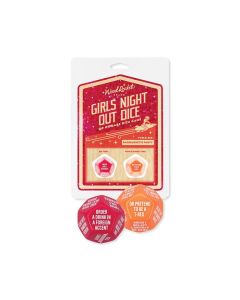Wood Rocket Girls Night Out Do or Dare Dice Game - Red